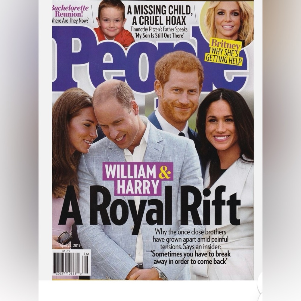 People Magazine - William and Harry - A Royal Rift